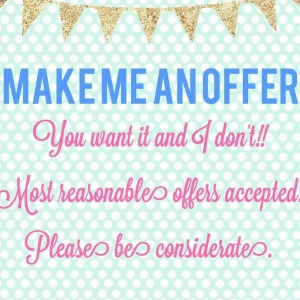 Reasonable offers may be accepted